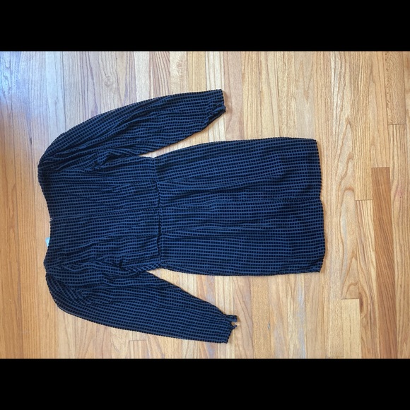 Fame and Partners | Black Velvet/Velour Dress - Picture 3 of 4